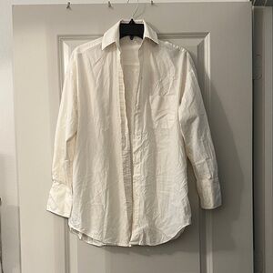 Vince Cream Button Down Shirt